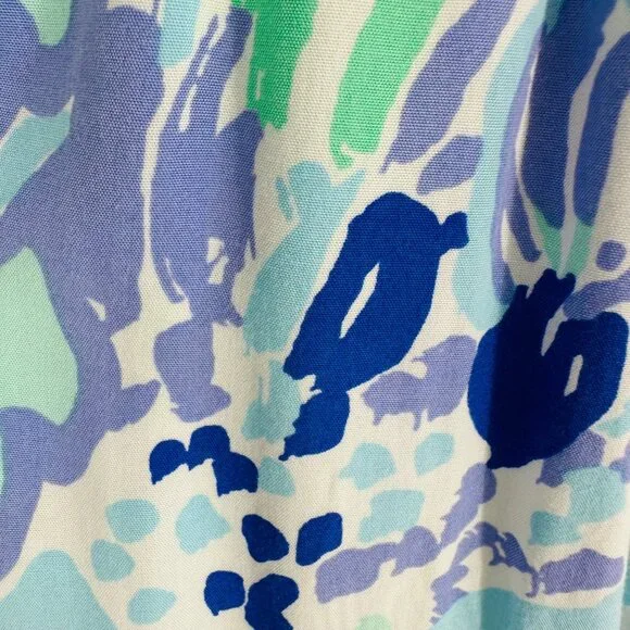 Lilly Pulitzer Womens Emiko Strapless jumpsuit in Lillys Lilac Nice Ink Size XS - Picture 7 of 11